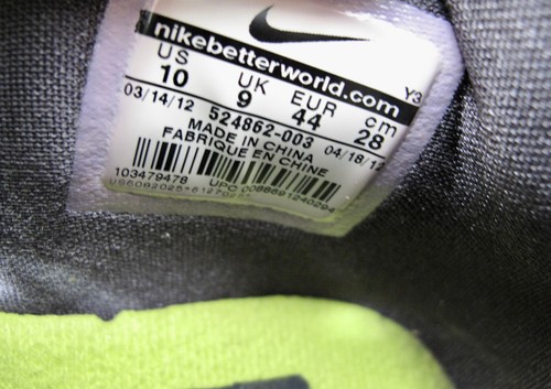 Nike Air Max Hyperposite Atomic Green 524862-003 2012 Size 10 - Picture 10 of 12