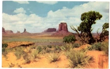 Postcard Valley of the Monuments Northern Arizona