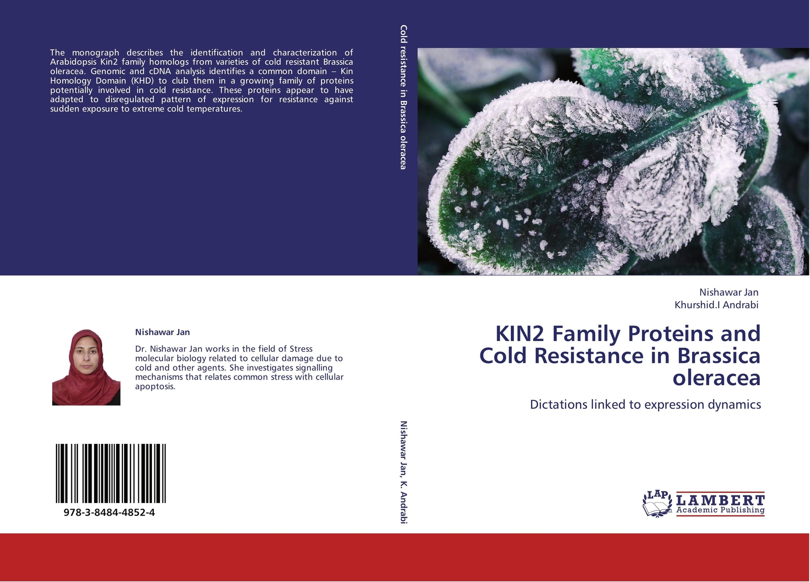 Thumbnail - Nishawar Jan (u. A.) | Kin2 Family Proteins And Cold Resistance In