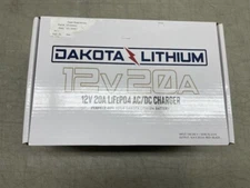 DAKOTA LITHIUM 12V 20AH LIFEP04 AC/DC BATTERY CHARGER