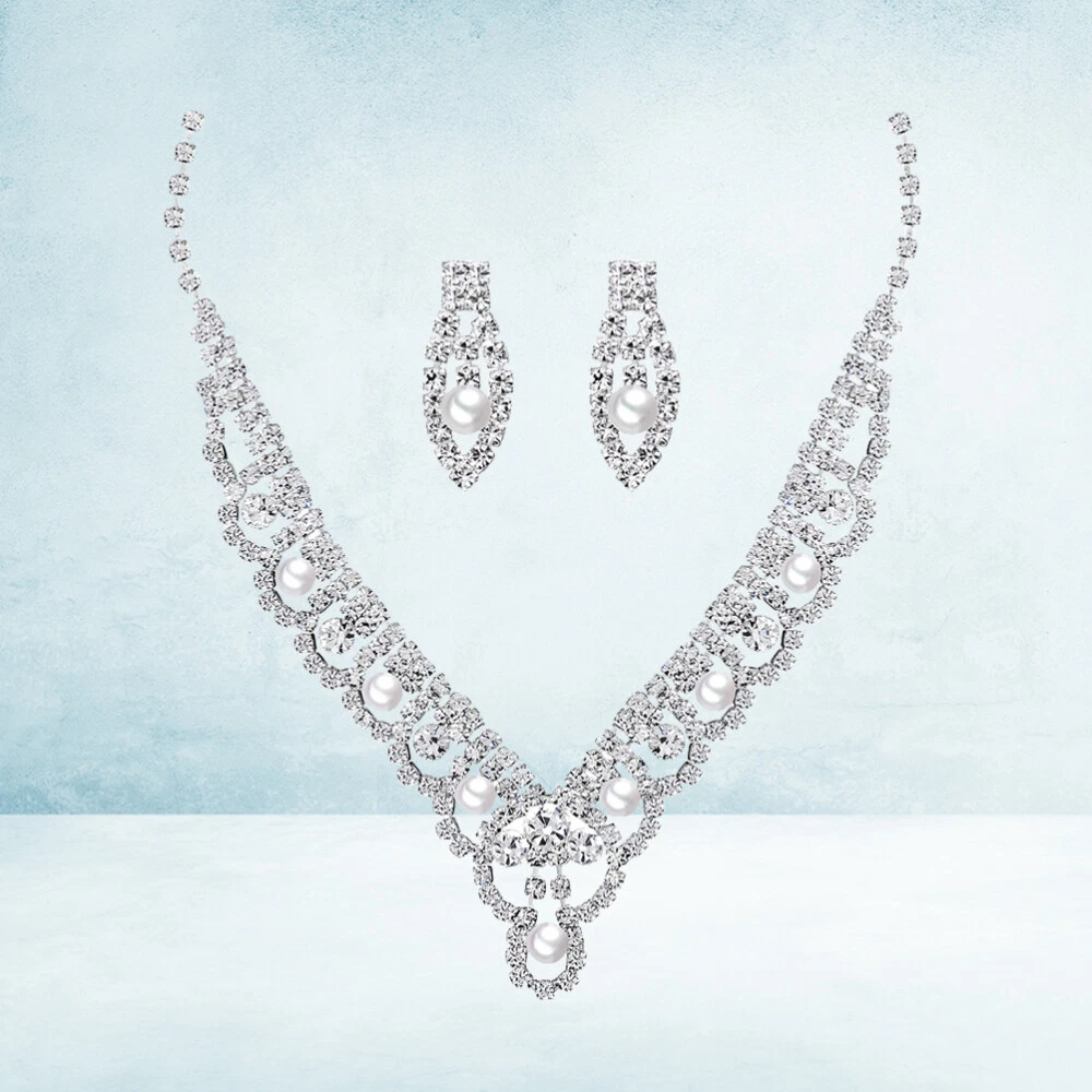 Cheap rhinestone deals necklaces