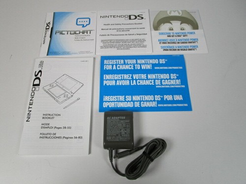 Consola Nintendo DS Lite con caja manual chager de batería funcionando - Imagen 58 de 115