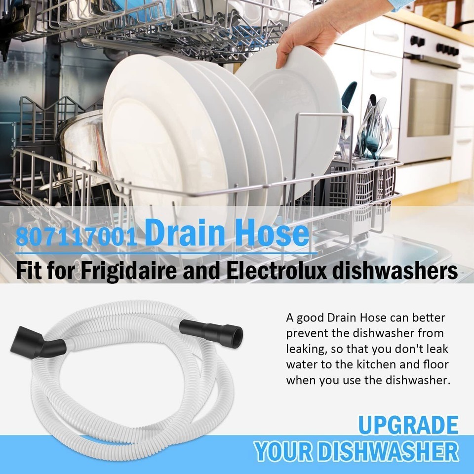 For Some Frigidaire and Electrolux Dishwashers Drain Hose 807117001 USA