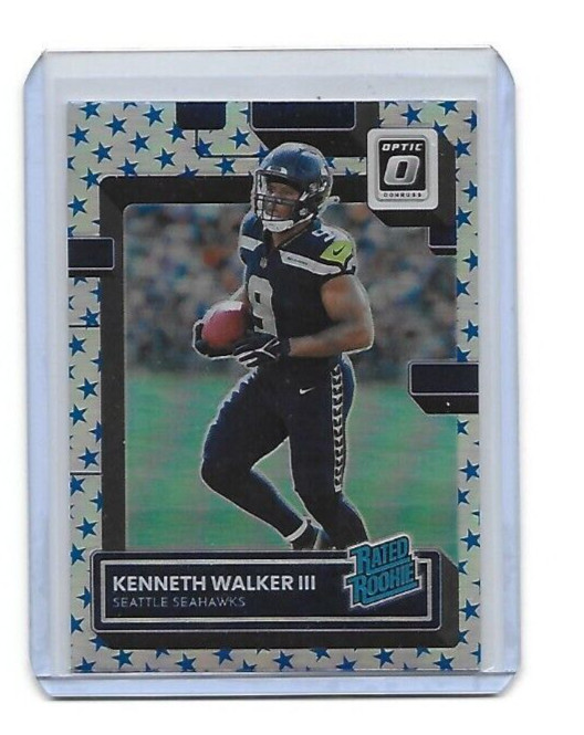 2022 Panini Donruss Optic Rated Stars Prizm Kenneth Walker III #218 Rookie