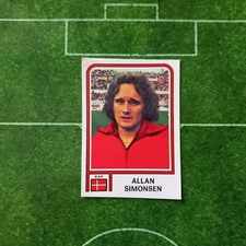 Panini Argentina 78. Allan Simonsen # 348 Denmark. Original FIFA World Cup