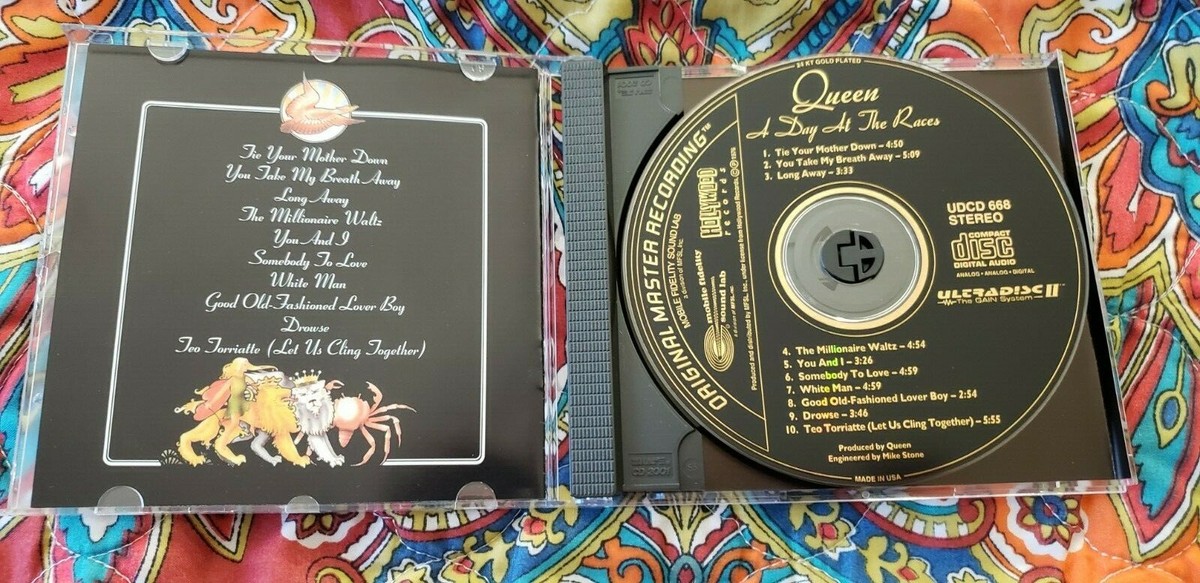 Queen A Day At The Races 24K Gold CD UDCD 668 15775166820| eBay