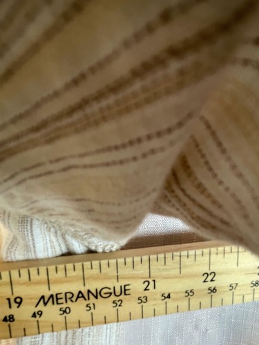 Point Zero Orange Label Mens Striped Linen Button Down Shirt Size M - Picture 8 of 12