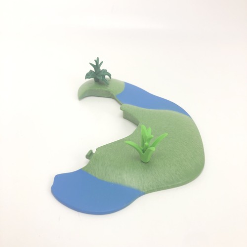 Playmobil Landscape Tree Stream Green Fern Plant Scenery Pieces Part lot of 3 - Picture 2 of 12