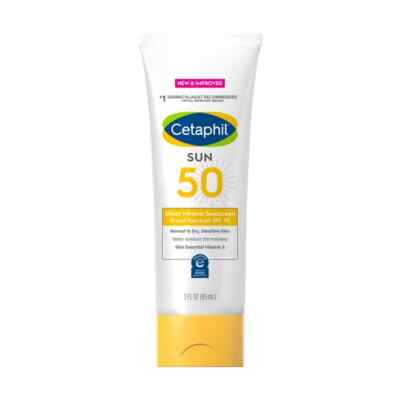 CETAPHIL Sheer Mineral Sunscreen Lotion for Face & Body, 3 Fl OZ, SPF 50..+