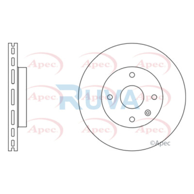 Fits Chevrolet Epica 2008-2010 2.0 D Ruva Front Brake Disc 96329364
