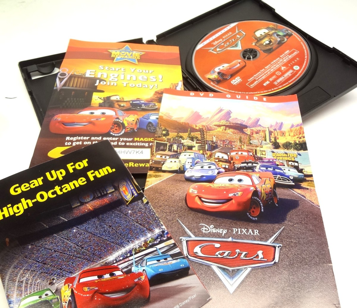Disney PIXAR Cars Wide Screen DVD with Case - High Octane FUN