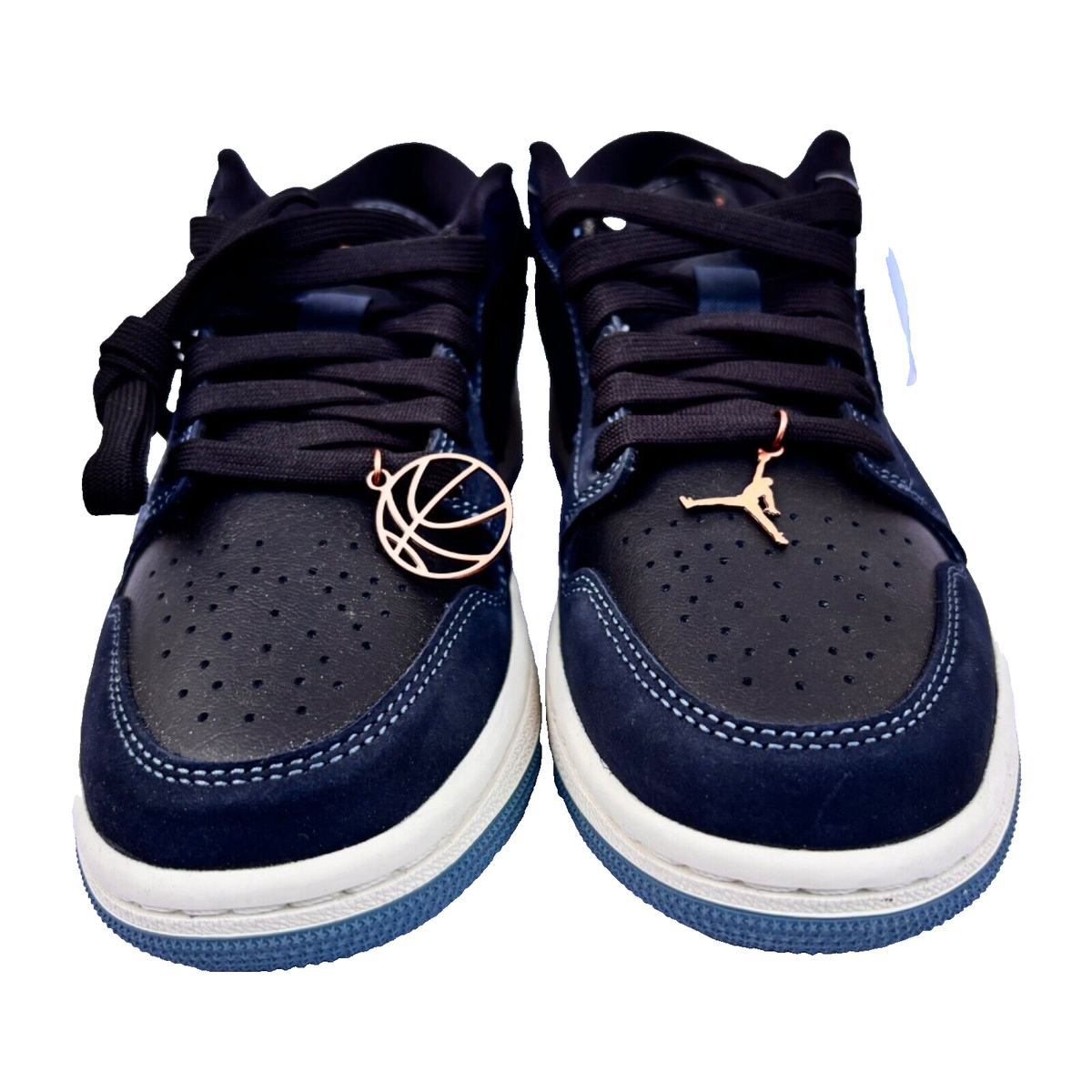 Nike Air Jordan 1 Low SE FJ5478-010 Navy Black Snakeskin Dark