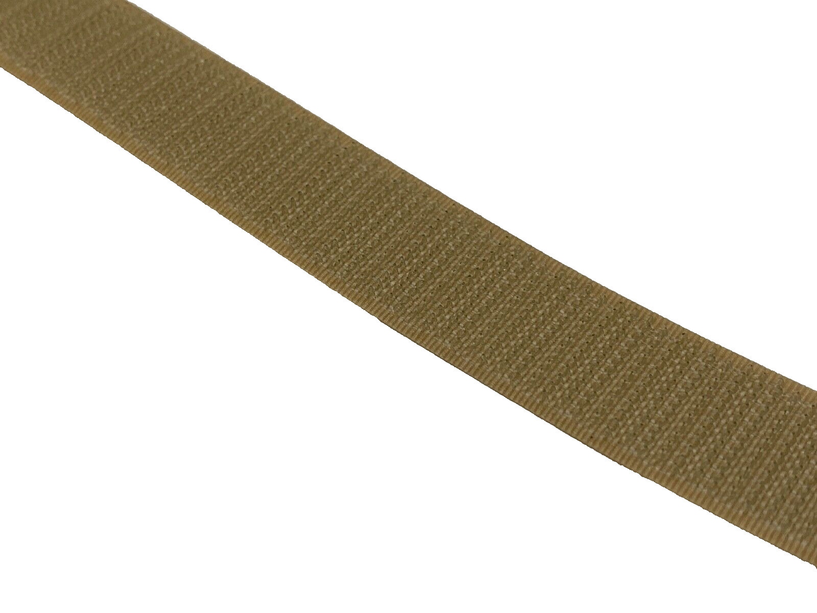 .75 INCH VELCRO® Brand HOOK Fastener- Sew On Mil-Spec Military tape SANDSTONE