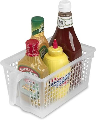 Storage Bins Large Pantry Handy Basket Kitchen Discovery Organizers Plastic Hles