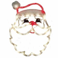 Impact Innovations 95103, 17" Indoor/Outdoor Lighted Santa Face, FREE SHIPPING