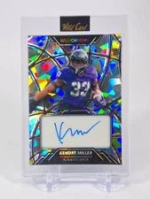 STUNNER 🏈AUTO RC 🏈Kendre Miller 23 Wildcard Crystal Glass Silver 1/3 #WCG-62