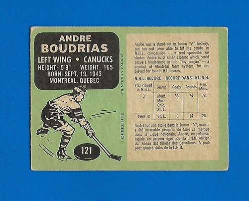 1970-71 OPC 70 O PEE CHEE HOCKEY CARD + ERROR & VARIATION + STAMP 1-132 SEE LIST - Picture 419 of 498
