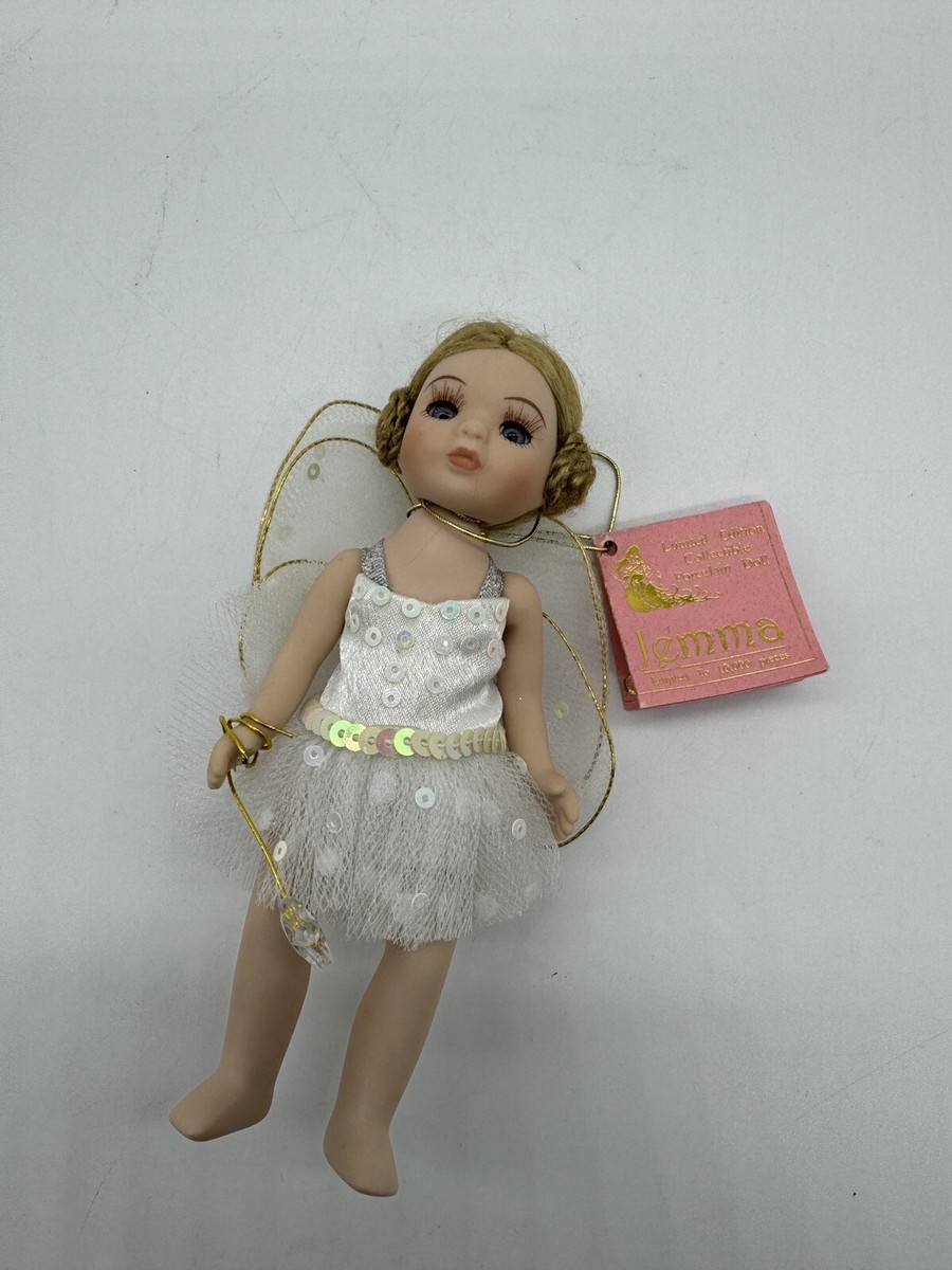 【チョコメルさま】antique doll ❀ ミニョネット チェック柄の女の子 Florence Maranuk JEMMA Fairy Ballerina 5