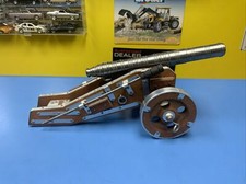 Vintage Miniature Replica Cannon Wood Steel