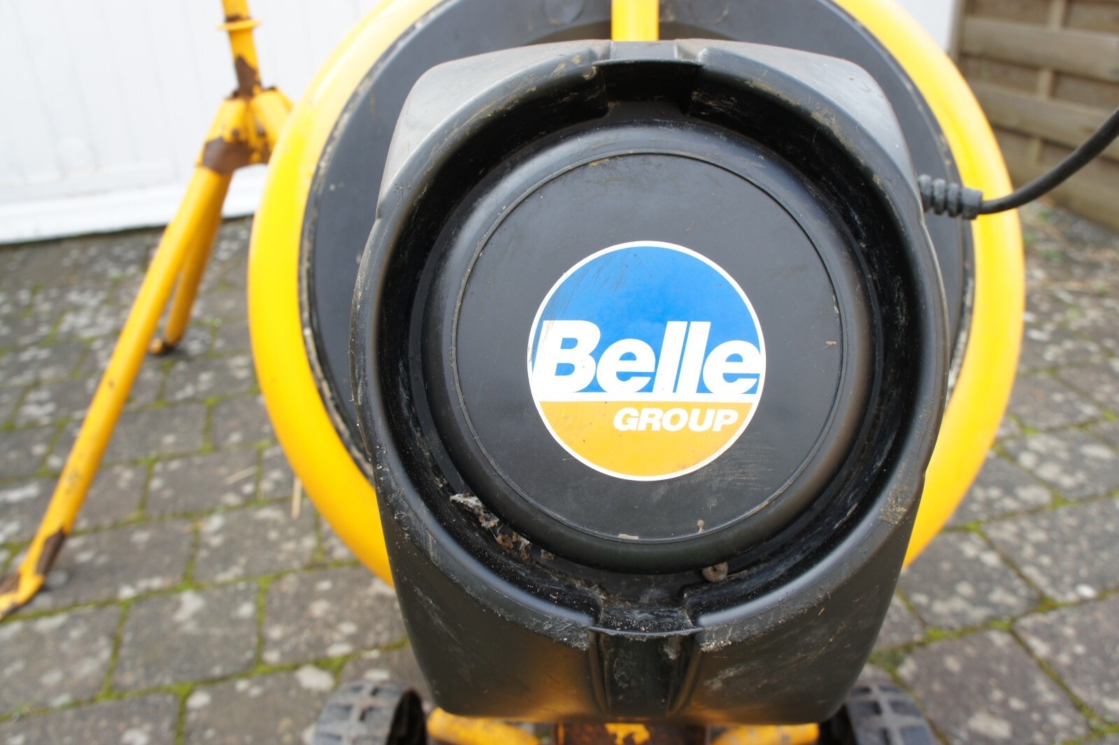 Belle Minimix 130 130L Compact TipUp Cement Mixer Yellow 240V