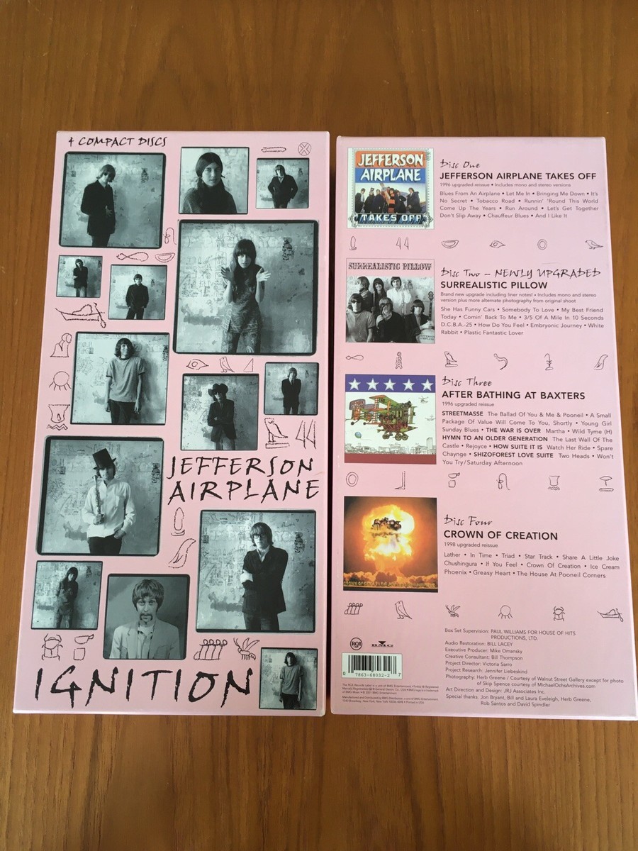 Jefferson Airplane – Ignition 4CD Box Set | eBay UK