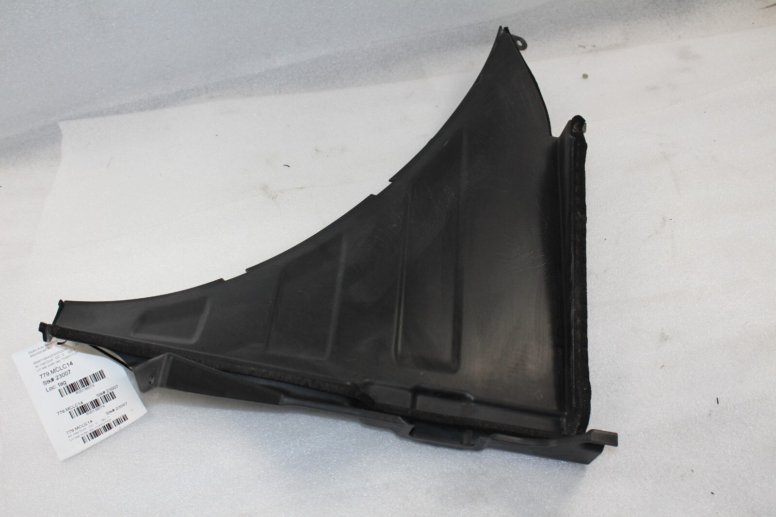 McLaren MP4-12C, LH, Left, Rear Outer Radiator Duct, Used, P/N 11A4117CP