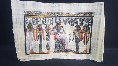 Ägyptischer Papyrus Bild Kunst handgemalt Made in Egypt 