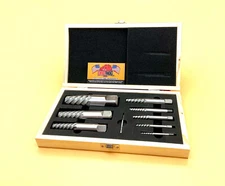 9 Pc Spiral Screw Extractor Set Round Easy Outs Drill Hog® Lifetime Warranty