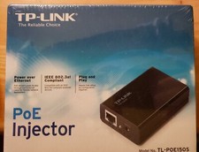 New TP-Link TL-PoE150S Gigabit Power over Ethernet Injector Adapter PoE 802.3af
