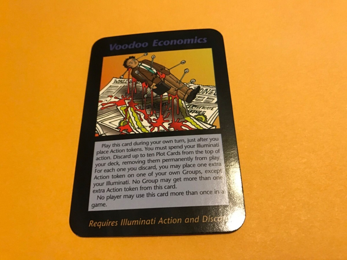 VOODOO ECONOMICS : Illuminati INWO CCG One With All Edition TCG