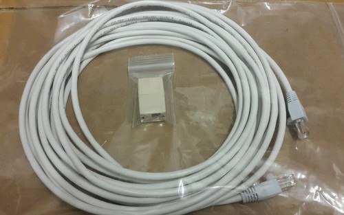 RJ45 to RJ45 WHITE Extension Solid Copper Ethernet Broadband Network Cat5 Cable - Picture 2 of 2