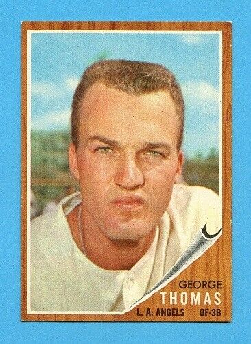1962 TOPPS HIGH # 525 GEORGE THOMAS LOS ANGELES ANGELS NMMT FREE SHIPPING