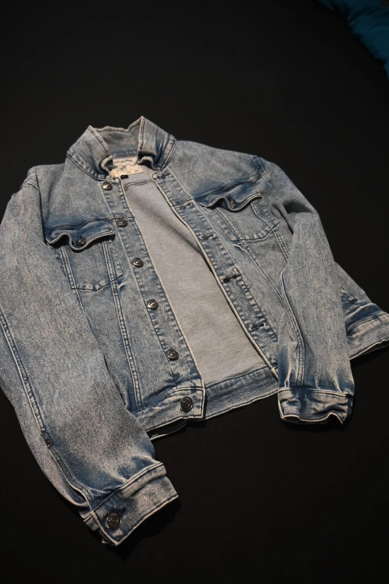 true religion jeans denim jacket products for sale | eBay