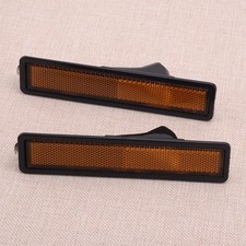 2pcs Front Side Marker Light Cover Fit For BMW E30 E32 E34 318i 530i 535i 540i