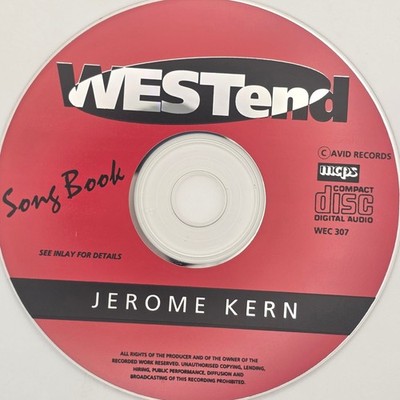 West End Jerome Kern Song Book CD Avid Records WEC 307 Digital Audio
