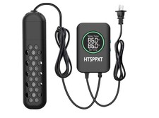 Aquarium Heater, 100W/200W/300W/500W Adjustable Fish Tank Heater with Intelli...