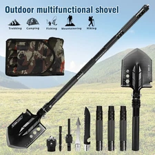 Folding Camping Shovel Portable Survival Military Tool with Multi-Function Gear
