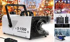 Snow Machine Snow Maker Adjustable Snowflake for Outdoor Christmas 1500W