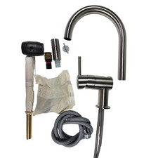 Grohe 31378DC3 Minta Pull-Out Kitchen Faucet with Sprayer - Stainless Steel READ