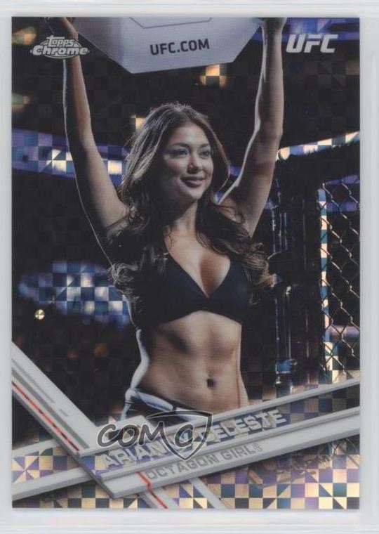 2017 Topps Chrome UFC X-Fractor Arianny Celeste #17 3b3
