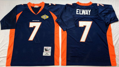 John Elway Denver Broncos Navy Football Jersey -NWT- Multiple Sizes