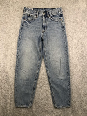 #ad Gap Jeans Women’s 00R 27x25 Blue Barrel High Rise Denim $24.20