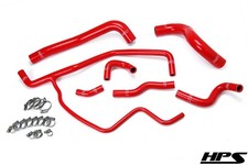 Hps Silicone Radiator Heater Hose Kit For Dodge 11-23 Challenger 3.6l V6 Red