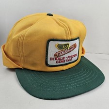 Vintage WINTER Swingster Dekalb Pfizer Farm Patch Trucker Hat Dad Cap