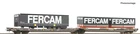 ROCO 6600235 HUPAC SBB EP6 Epoche VI Sdggmrs 738/T3000e H0 Container Flatcar