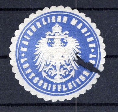 Zeppelin/ Flugpost LUFTSCHIFFLEITER OST SIEGELOBLATE (GA2515