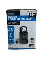 Everbilt 1/3 HP Submersible Aluminum Utility Pump EB91430