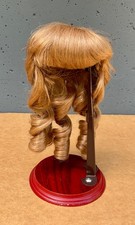 Beautiful Vintage Blonde Wig For Antique Doll- Would Fit 9 Inch Doll Head
