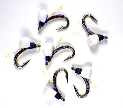 Chocolate Thunder UV Midge Nymph Emerger - Premium Trout Fly Fishing Flies Lot