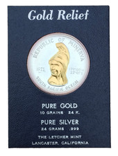 Republic of Minerva, 35 Minerva Dollars Fantasy gold on silver Coin